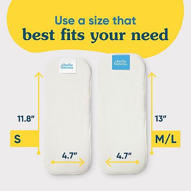 Charlie Banana 3 Count Reusable Hemp Inserts
