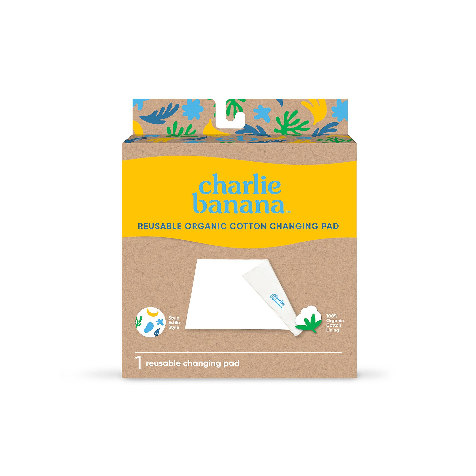 Charlie Banana Leaf Reusable Changing Pad