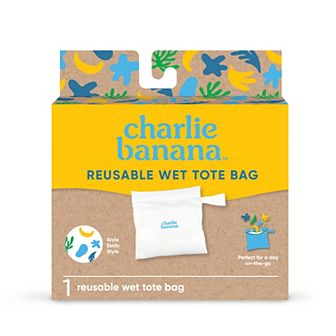 Charlie Banana Leaf Waterproof Reusable Tote Bag