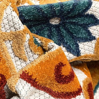 Well Woven Dorado Cabo Modern Indoor Outdoor Geo Tile Area Rug