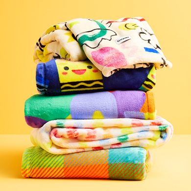 Crayola® X Kohl's Crayola Plush Throw Blanket