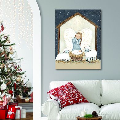 COURTSIDE MARKET Nativity Canvas Wall Art