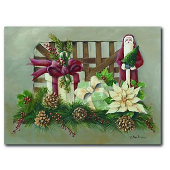 COURTSIDE MARKET Saint Nicholas Vintage Canvas Wall Art