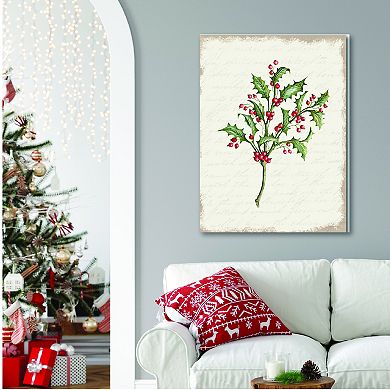 COURTSIDE MARKET Seasons Greetings Greenery II Wall Art