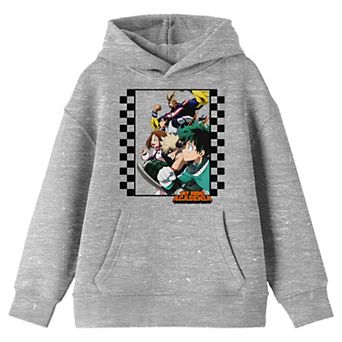 Boys 8-20 My Hero Academia Group Art Graphic Hoodie