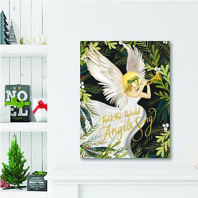 COURTSIDE MARKET Beautiful Angel Canvas Wall Art