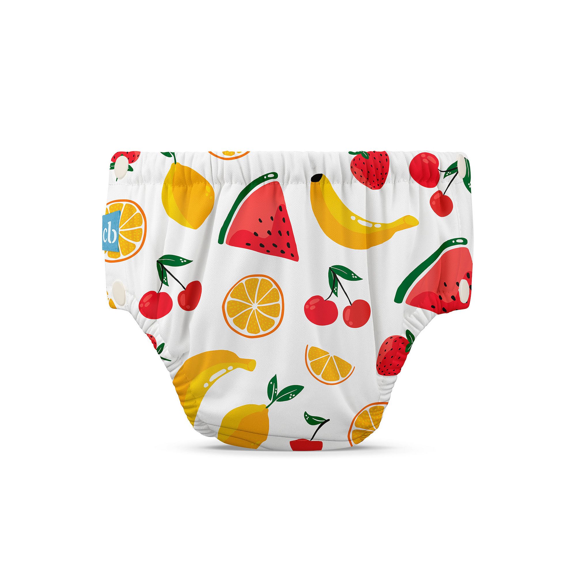 Charlie Banana Snap Reusable Swim Diaper, Banana Fiesta