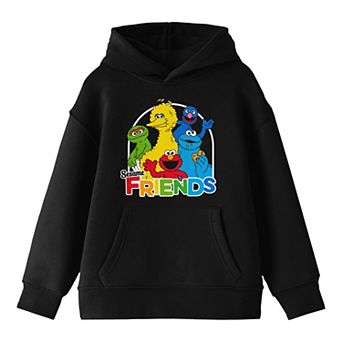 Boys 8-20 Sesame Street Friend Group Graphic Hoodie