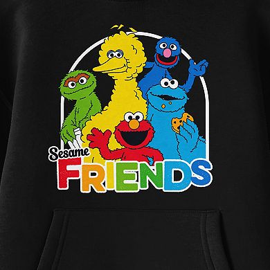 Boys 8-20 Sesame Street Friend Group Graphic Hoodie