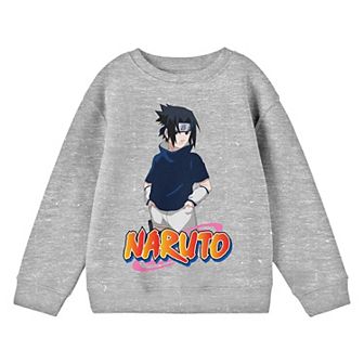 Boys 8-20 Naruto Classic Sasuke Posing Long Sleeve Graphic Tee