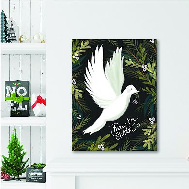 COURTSIDE MARKET Peace on Earth Canvas Wall Art