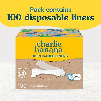 Charlie Banana 100 Count Disposable Liners