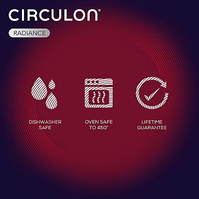 Circulon® Radiance 3-pc. Hard-Anodized Nonstick Frying Pan Set