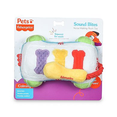 Fisher-Price Noise Making Sound Bites Plush Dog Toy