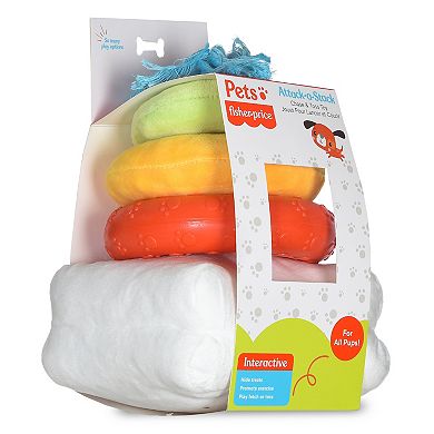 Fisher-Price Attack-A-Stack Chase & Toss Dog Toy