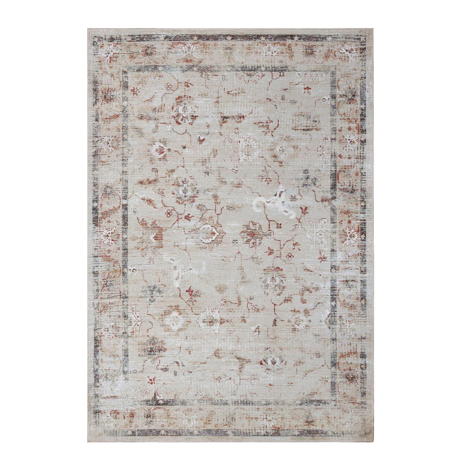 Patterned Wool Area Rug (2.5x4), 'Mystic Inspiration