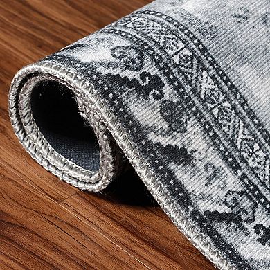 SUPERIOR Southwestern Medallion Power-Loomed Indoor Rug