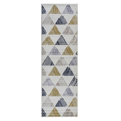 SUPERIOR Adrija Mid-Century Modern Geometric Indoor Rug