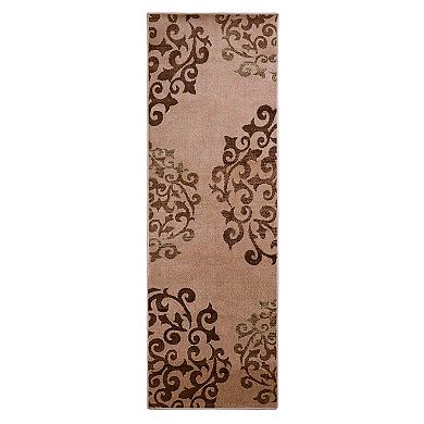 SUPERIOR Amber Floral Medallion Indoor Rug