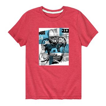 Boys 8-20 Football Player Graphic Tee