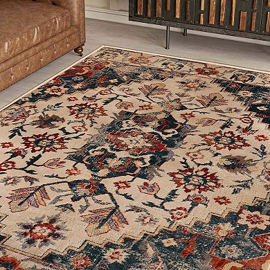 Superior Leena Tribal Medallion Traditional Indoor Area Rug or Runner