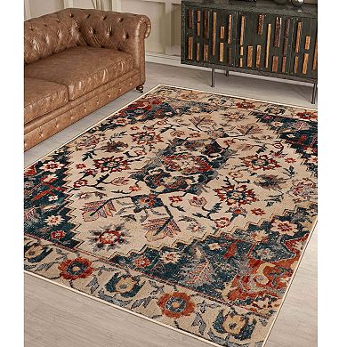 Superior Leena Tribal Medallion Traditional Indoor Area Rug or Runner