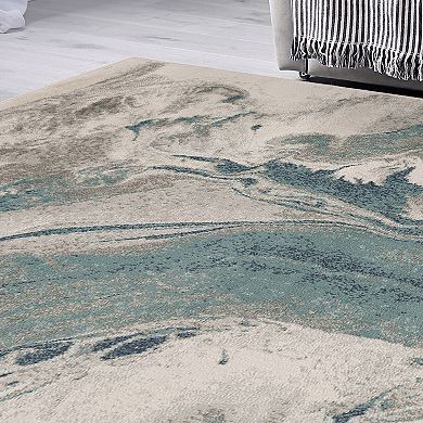 Superior Modern Abstract Indoor Area Rug