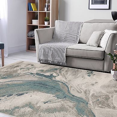 Superior Modern Abstract Indoor Area Rug