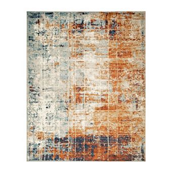 Superior Washed Abstract Indoor Area Rug or Runner