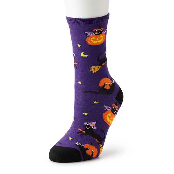 Women's Halloween Novelty Crew Socks