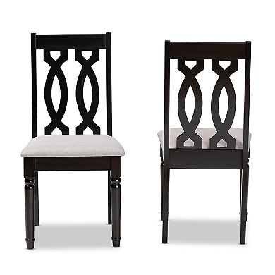 Baxton Studio Cherese Dining Chair 2-piece Set