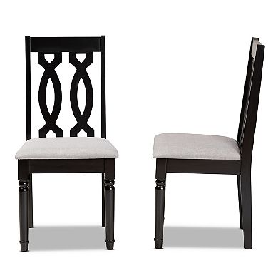 Baxton Studio Cherese Dining Chair 2-piece Set