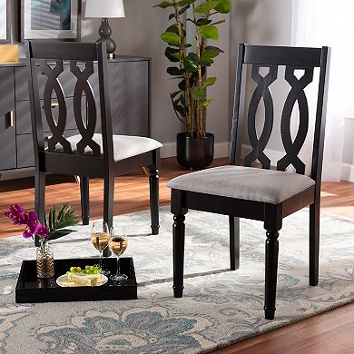 Baxton Studio Cherese Dining Chair 2-piece Set