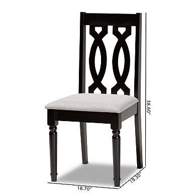 Baxton Studio Cherese Dining Chair 2-piece Set