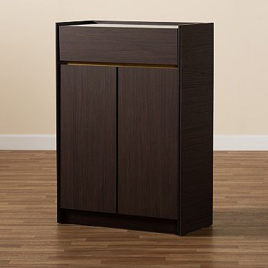 Baxton Studio Walker Shoe Storage Cabinet