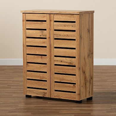 Baxton Studio Adalwin Shoe Cabinet