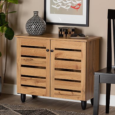 Baxton Studio Gisela Shoe Storage Cabinet