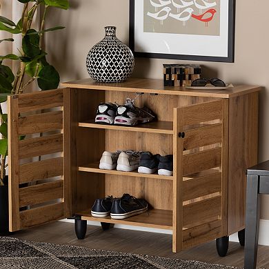 Baxton Studio Gisela Shoe Storage Cabinet
