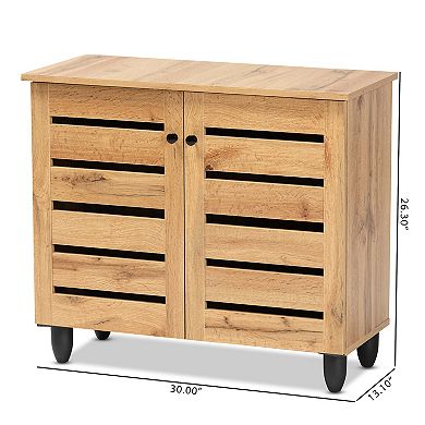 Baxton Studio Gisela Shoe Storage Cabinet