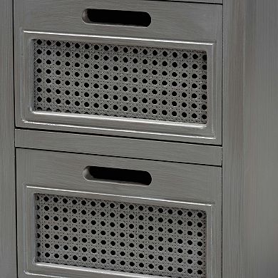 Baxton Studio Sheldon Nightstand Table