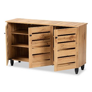 Baxton Studio Gisela Shoe Storage Cabinet