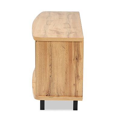Baxton Studio Walda 2-Drawer TV Stand