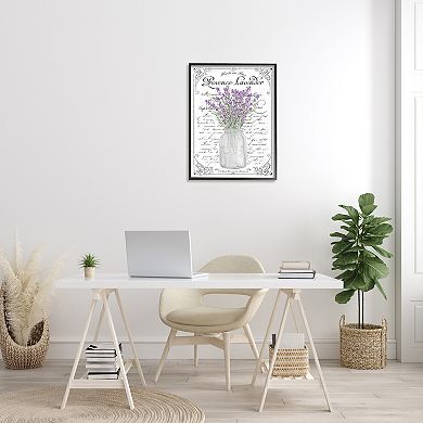 Stupell Home Decor Lavender Sprigs Bouquet Wall Art