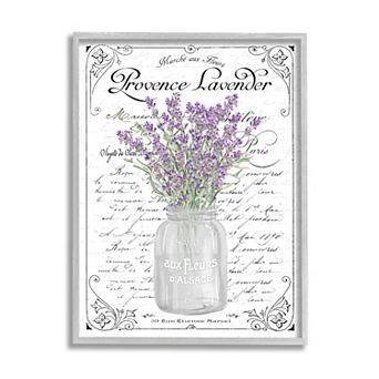 Stupell Home Decor Lavender Sprigs Bouquet Wall Art