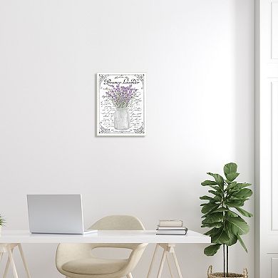 Stupell Home Decor Lavender Sprigs Bouquet Wall Art Plaque