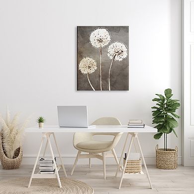 Stupell Home Decor Fluffy Dandelion Botanical Blooms Canvas Wall Art