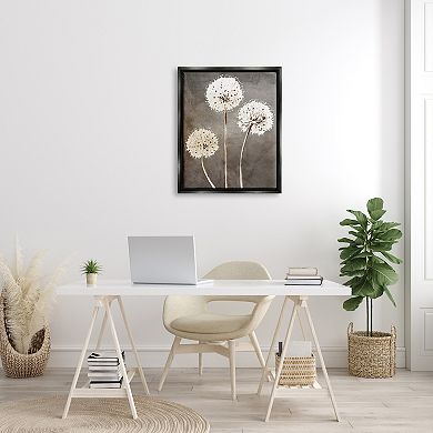 Stupell Home Decor Fluffy Dandelion Floating Frame Wall Art