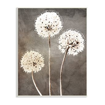 Stupell Home Decor Fluffy Dandelion Botanical Wall Art Plaque
