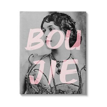 Stupell Home Decor Boujie Vintage Woman Canvas Wall Art