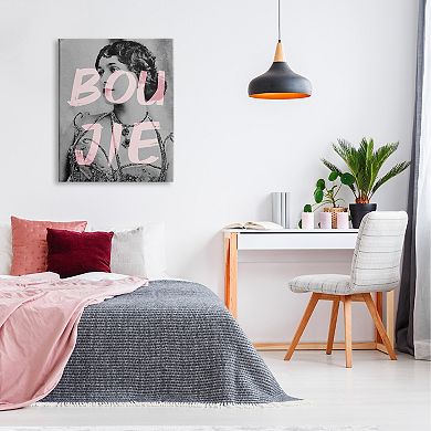 Stupell Home Decor Boujie Vintage Woman Canvas Wall Art